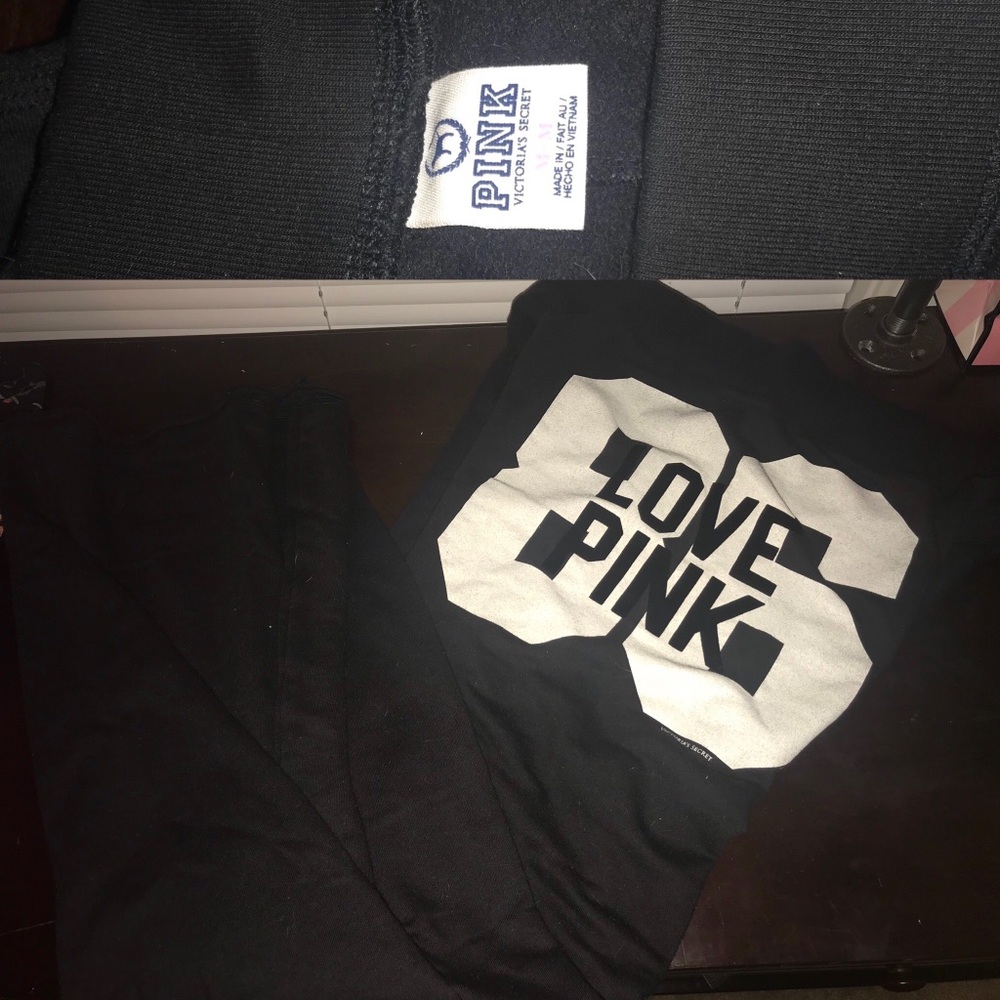 Vs pink medium sweats